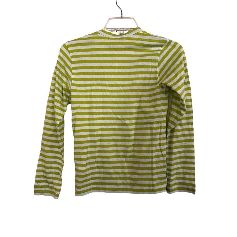 COMME DES GARÇONS PLAY Striped Long-Sleeve T-Shirt Tee Top $140 XS - Picture 4 of 10